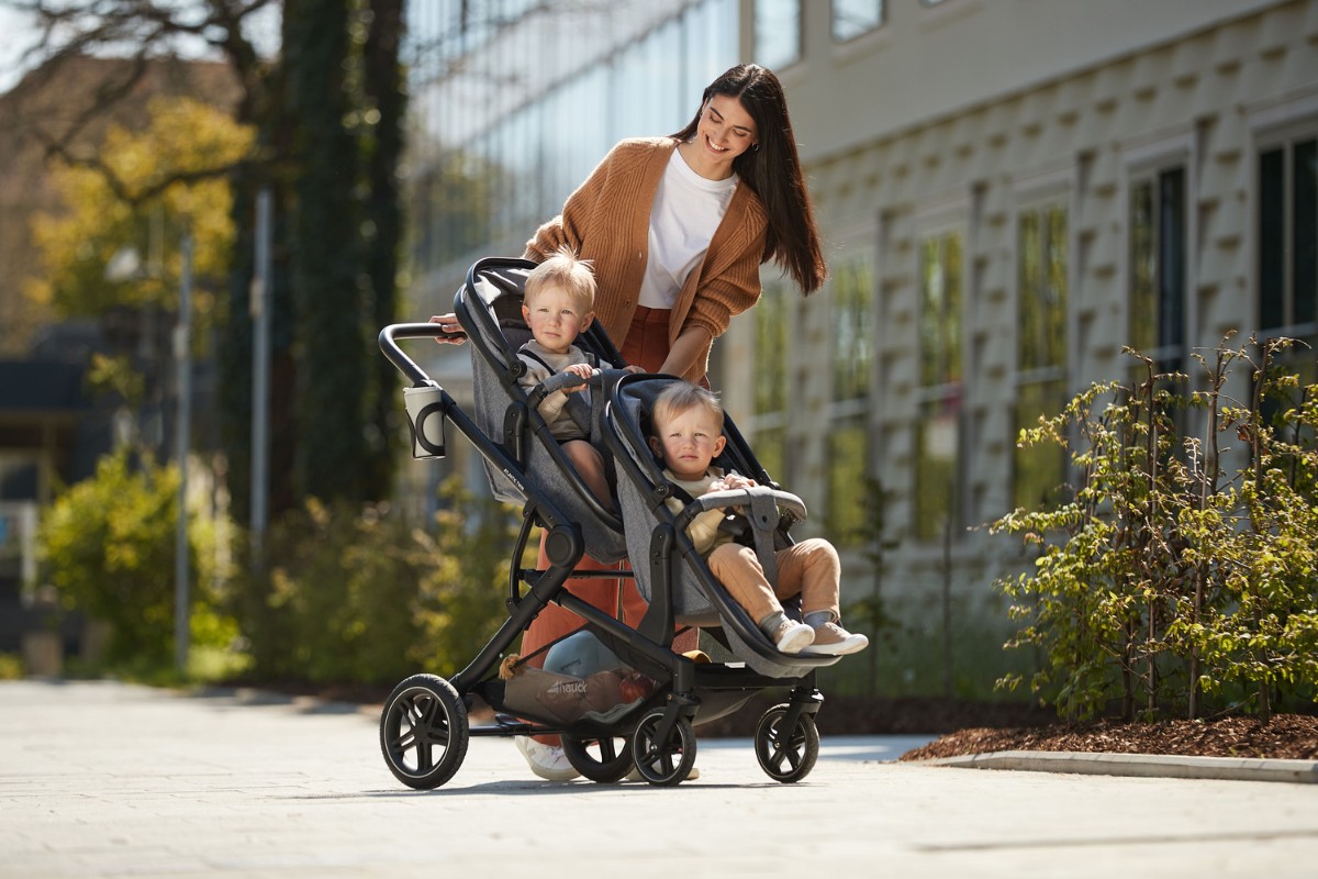 Product image - Twin Kinderwagen Atlantic ~ Grijs