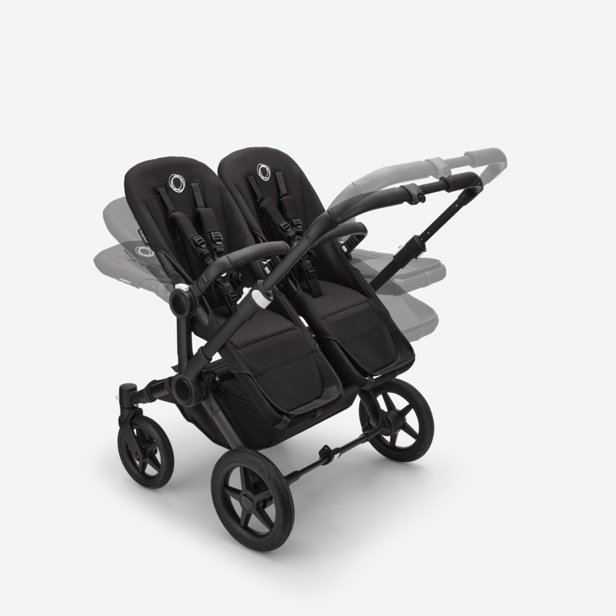 Product image - Bugaboo Donky 5 Twin ~ Midnight Black