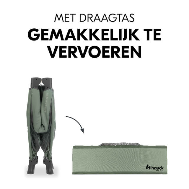 Product image - Hauck Campingbed ~ Dark green